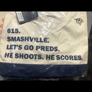NWT Nashville Predators Bag